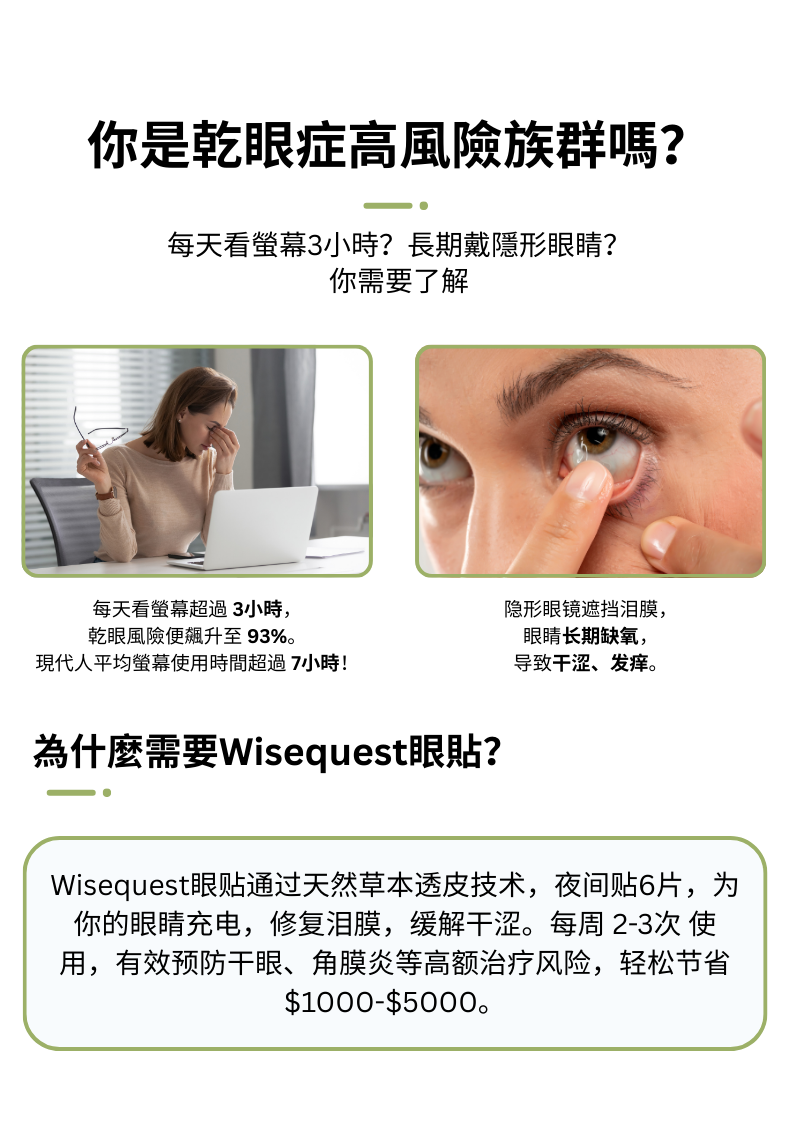 明目冷敷眼貼 十天包裝